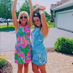Lilly Pulitzer blue shift dress